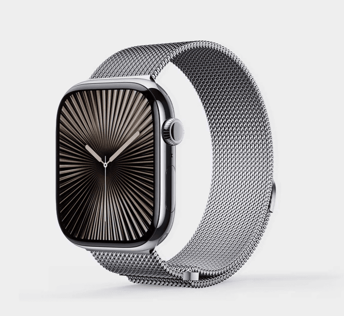 アップルウォッチバンド 純チタン製メッシュバンド