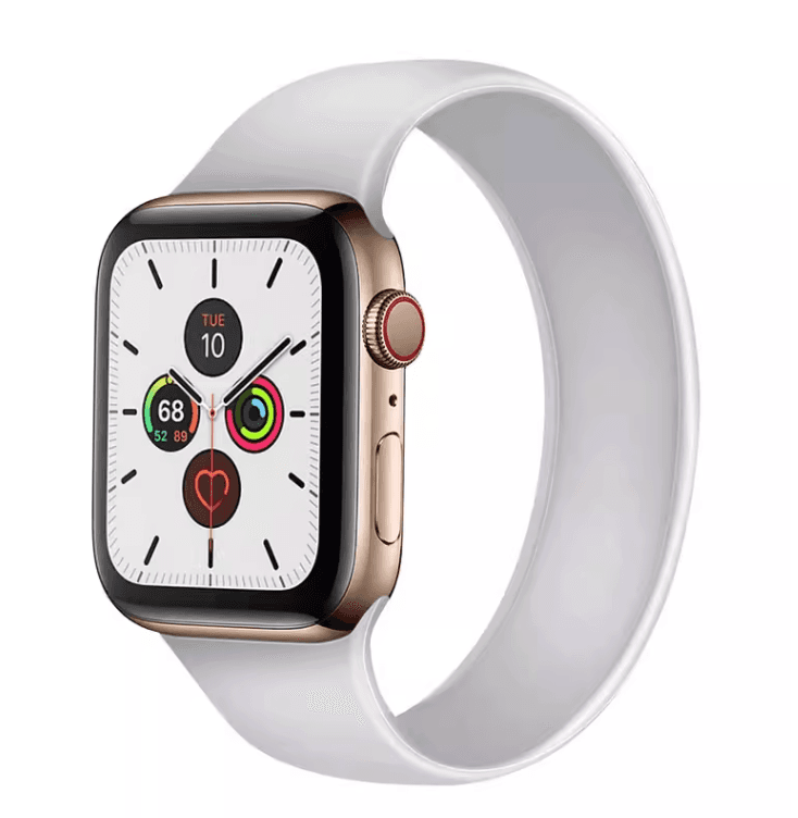 アップルウォッチバンド シリコン 弾力シングルループ スポーツ