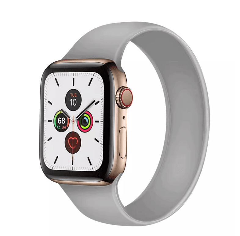 アップルウォッチバンド シリコン 弾力シングルループ スポーツ