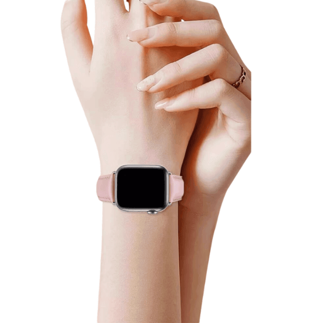 アップルウォッチバンド 型押しクロコダイル調本革バンド上品ステッチデザイン