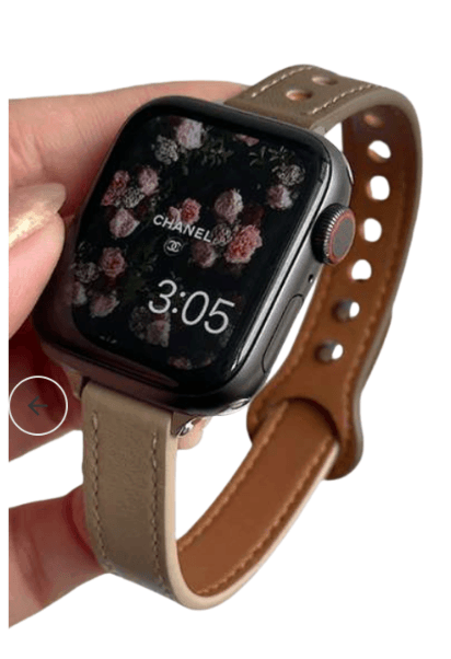 アップルウォッチバンド エレガントレザー ツートーン