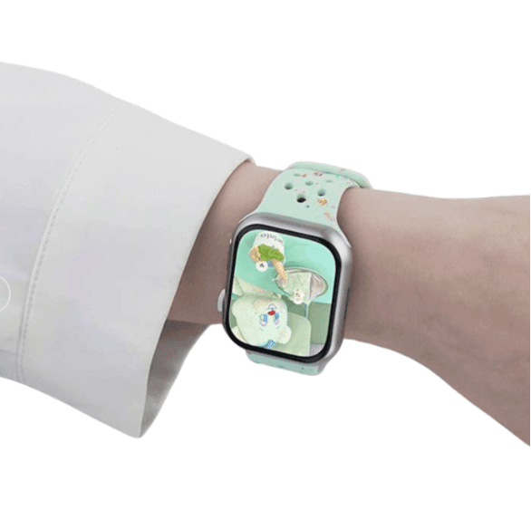 アップルウォッチバンド ミントグリーン レザー