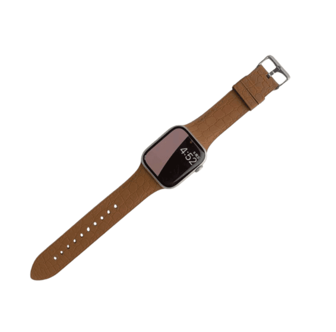 アップルウォッチバンド ソフトクロコレザー