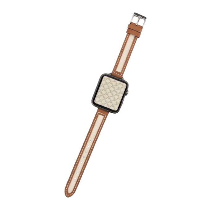アップルウォッチバンド エレガントレザー デュオトーン スマートウォッチバンド