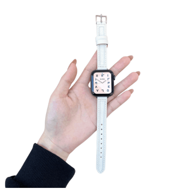 アップルウォッチバンド エレガントレザー デュオトーン スマートウォッチバンド