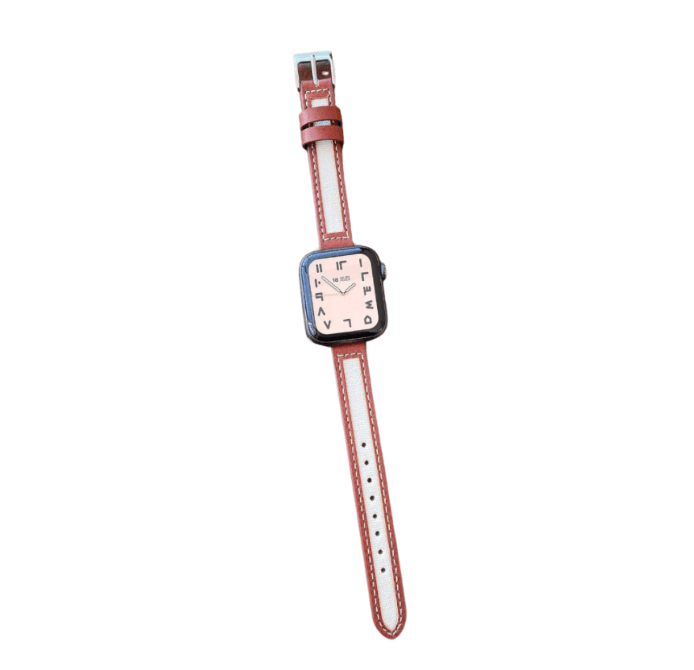 アップルウォッチバンド エレガントレザー デュオトーン スマートウォッチバンド