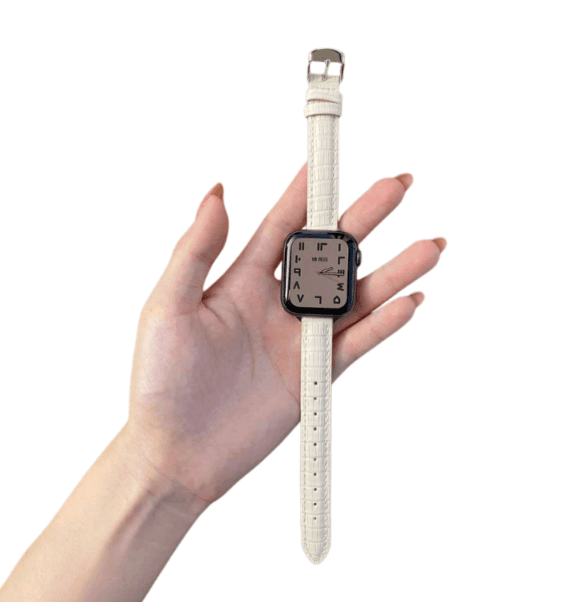 アップルウォッチバンド エレガントクロコ調レザーウォッチバンド