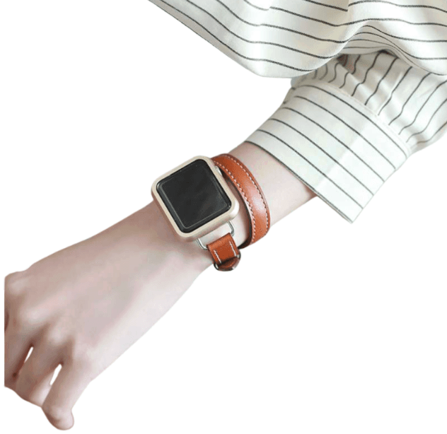 アップルウォッチバンド エレガントレザーバンド アップルウォッチ用