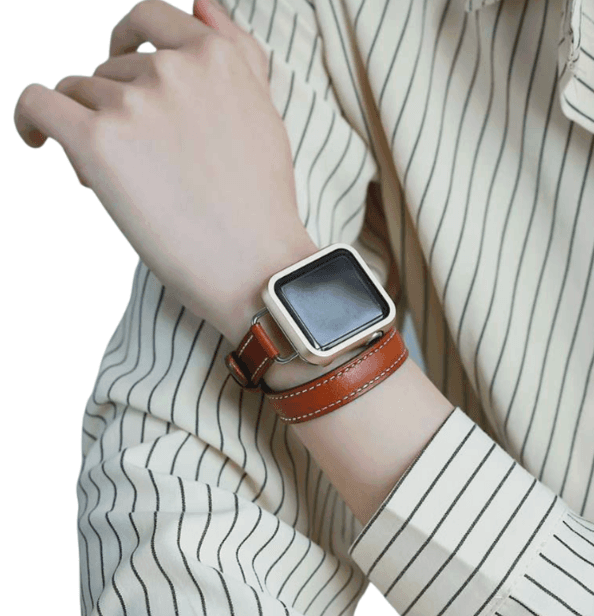 アップルウォッチバンド エレガントレザーバンド アップルウォッチ用