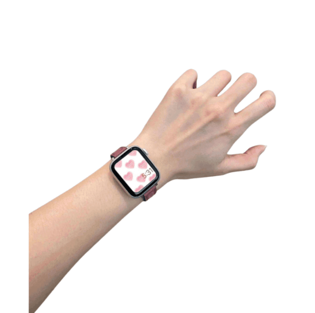 アップルウォッチバンド マルチカラー レザー