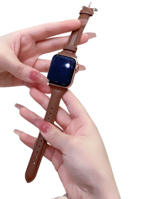 アップルウォッチバンド エレガントレザーウォッチバンド 秋色コレクション
