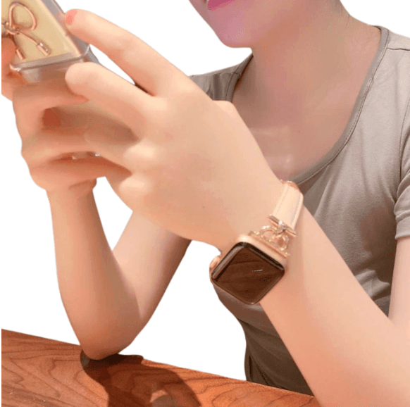 アップルウォッチバンド エレガントレザーリンク