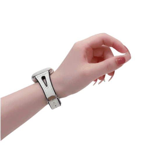 アップルウォッチバンド エレガントブルーレザー