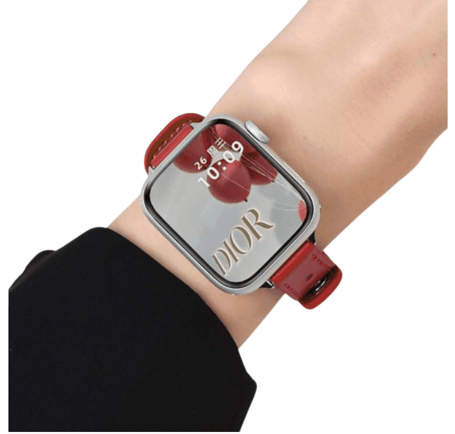 アップルウォッチバンド ぬいぐるみウォッチフェイス レザーバンド