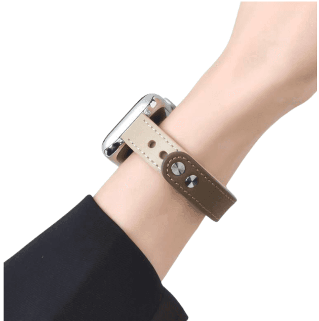 アップルウォッチバンド ぬいぐるみウォッチフェイス レザーバンド