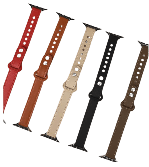 アップルウォッチバンド ぬいぐるみウォッチフェイス レザーバンド