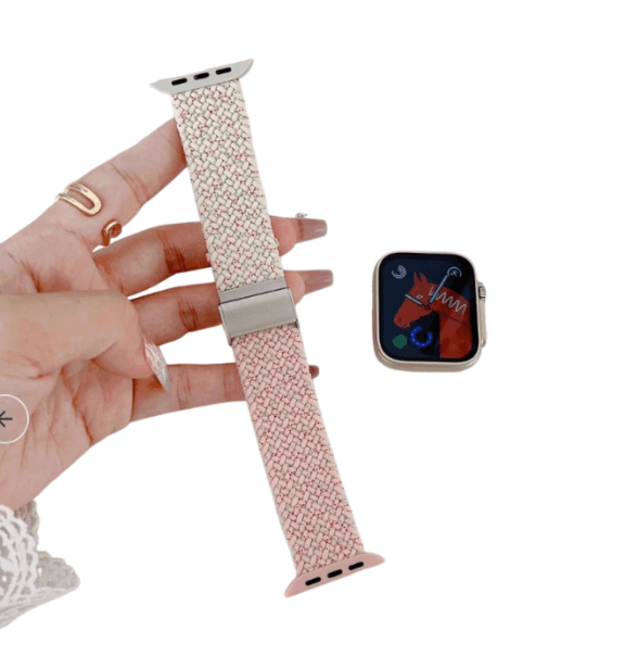 アップルウォッチバンド ふわもこニットブレイドApple Watchバンド