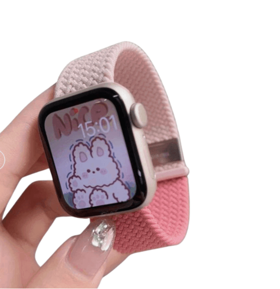 アップルウォッチバンド ふわもこニットブレイドApple Watchバンド