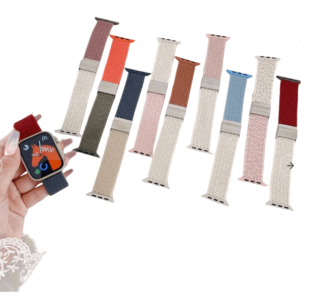 アップルウォッチバンド ふわもこニットブレイドApple Watchバンド