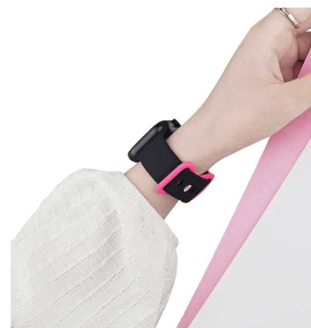 アップルウォッチバンド 液体シリコン 磁気吸着 ツートンカラー