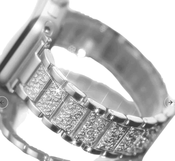 アップルウォッチバンド クリスタルブルーム スマートウォッチバンド