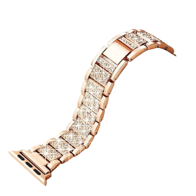 アップルウォッチバンド クリスタルブルーム スマートウォッチバンド