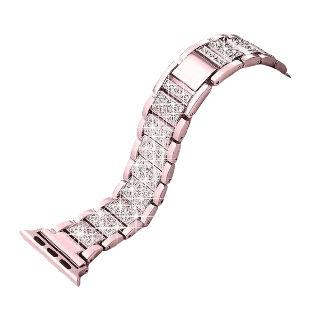 アップルウォッチバンド クリスタルブルーム スマートウォッチバンド