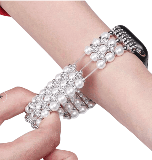 アップルウォッチバンド パールラグジュアリー