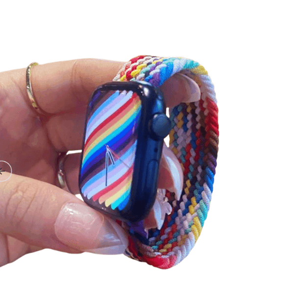 アップルウォッチバンド レインボーブレイド ソロループ