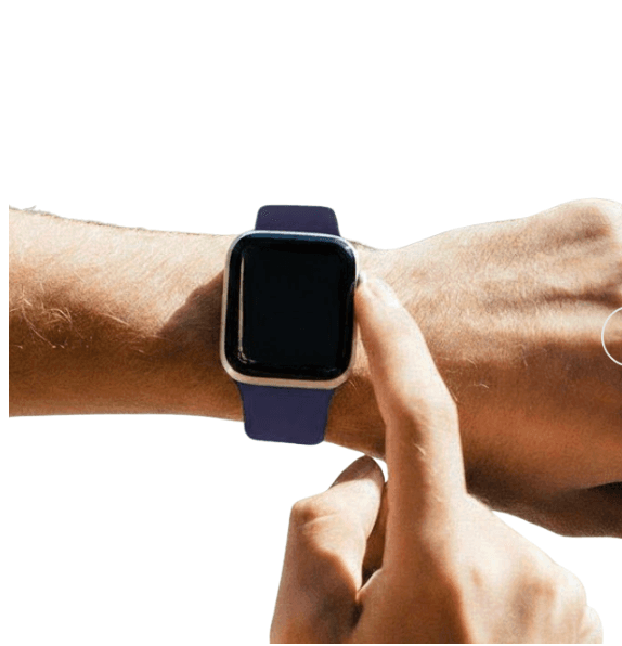 アップルウォッチバンド シリコン 弾力シングルループ スポーツ