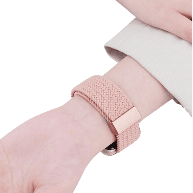 アップルウォッチバンド ナイロン編み 弾力タイプ 回環デザイン 磁気吸着