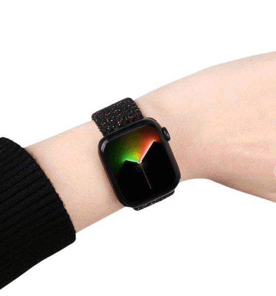 アップルウォッチバンド 星光編みソロループ