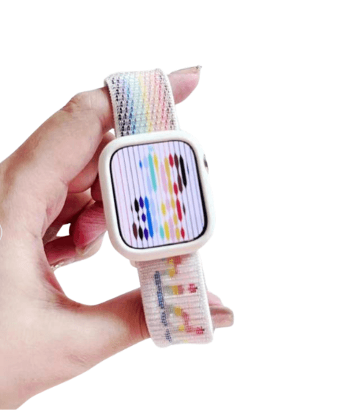 アップルウォッチバンド アップルウォッチ ナイロン編みソロループバンド
