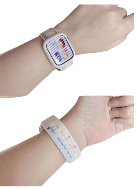 アップルウォッチバンド アップルウォッチ ナイロン編みソロループバンド