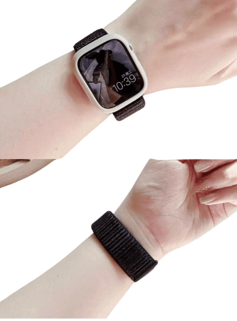 アップルウォッチバンド アップルウォッチ ナイロン編みソロループバンド