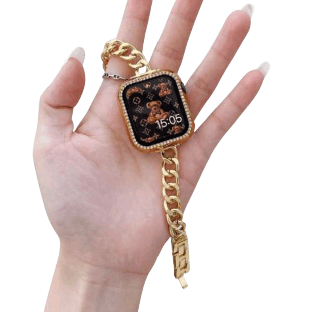 アップルウォッチバンド ラグジュアリー チェーンブレスレット Apple Watch バンド