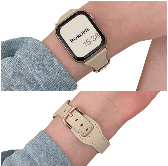 アップルウォッチバンド エレガントレザー