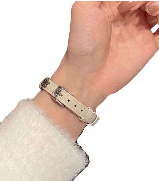 アップルウォッチバンド スターステッチ レザーウォッチバンド