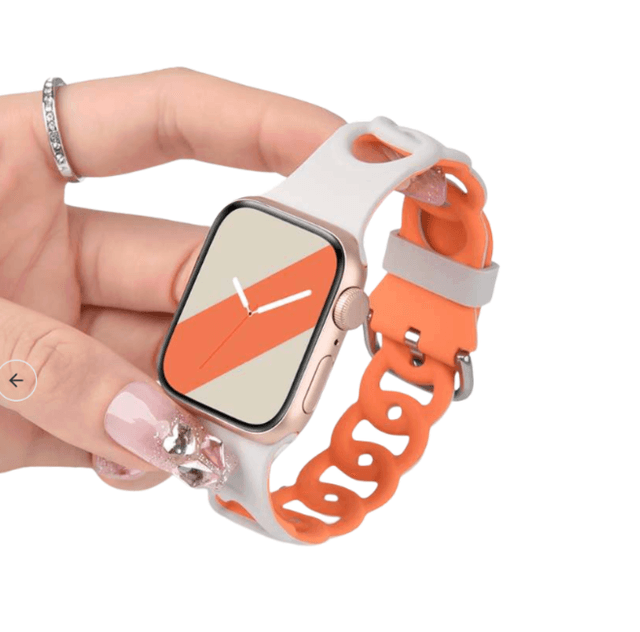 アップルウォッチバンド チェーンデザイン スポーツバンド