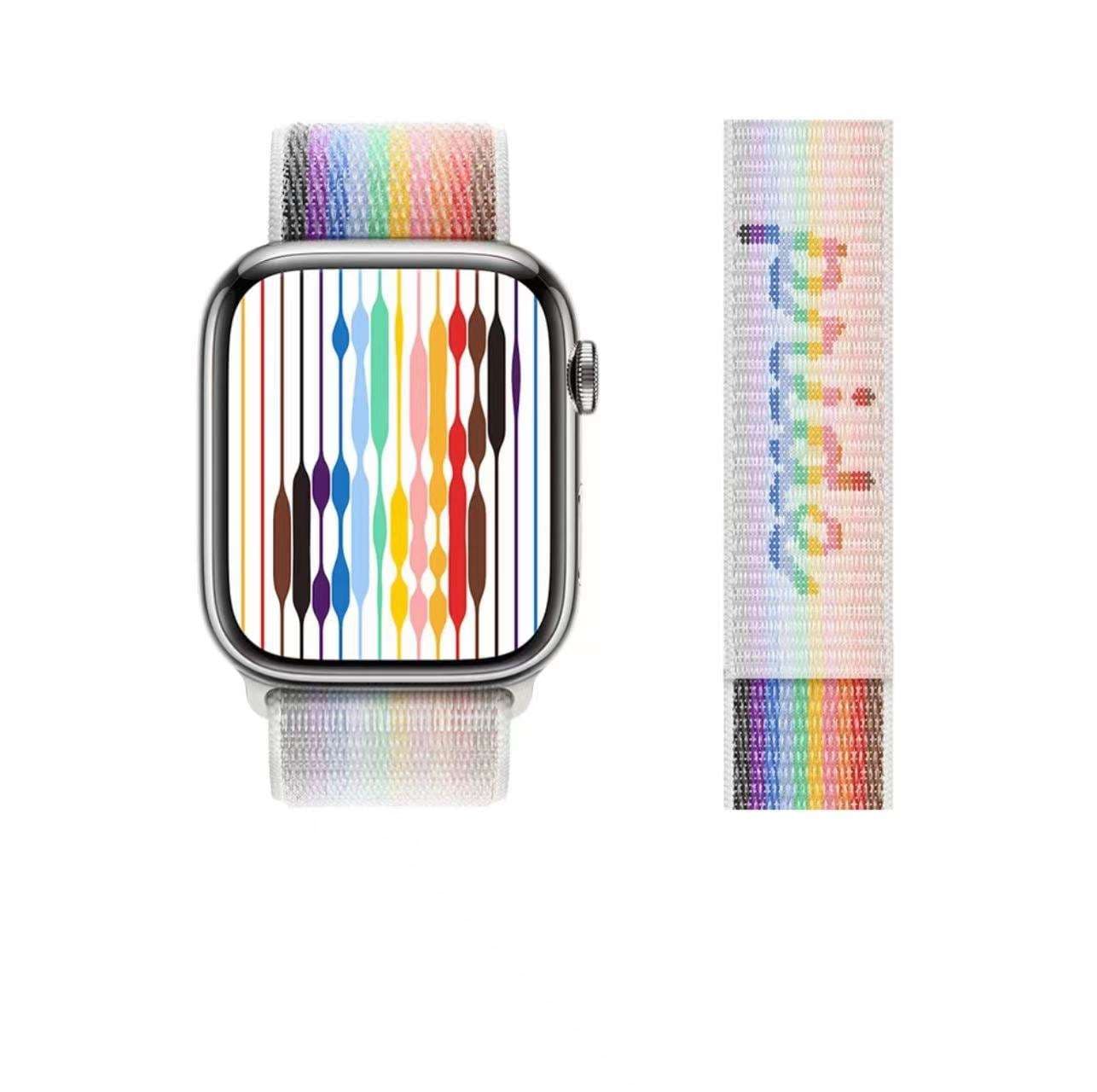 アップルウォッチバンド アップルウォッチ ナイロン編みソロループバンド