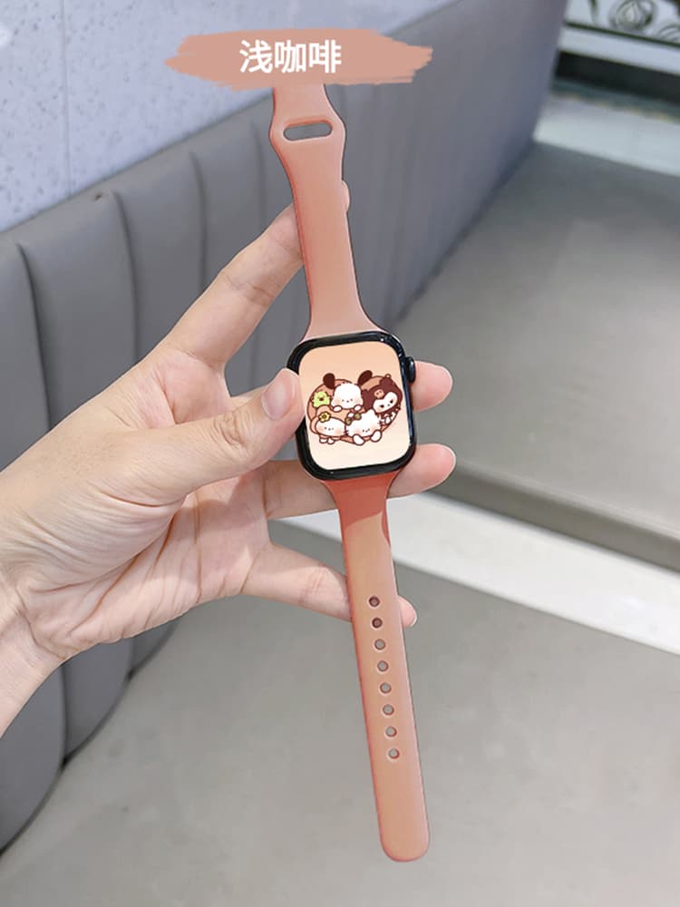 アップルウォッチバンド 優美なシリコンベルト