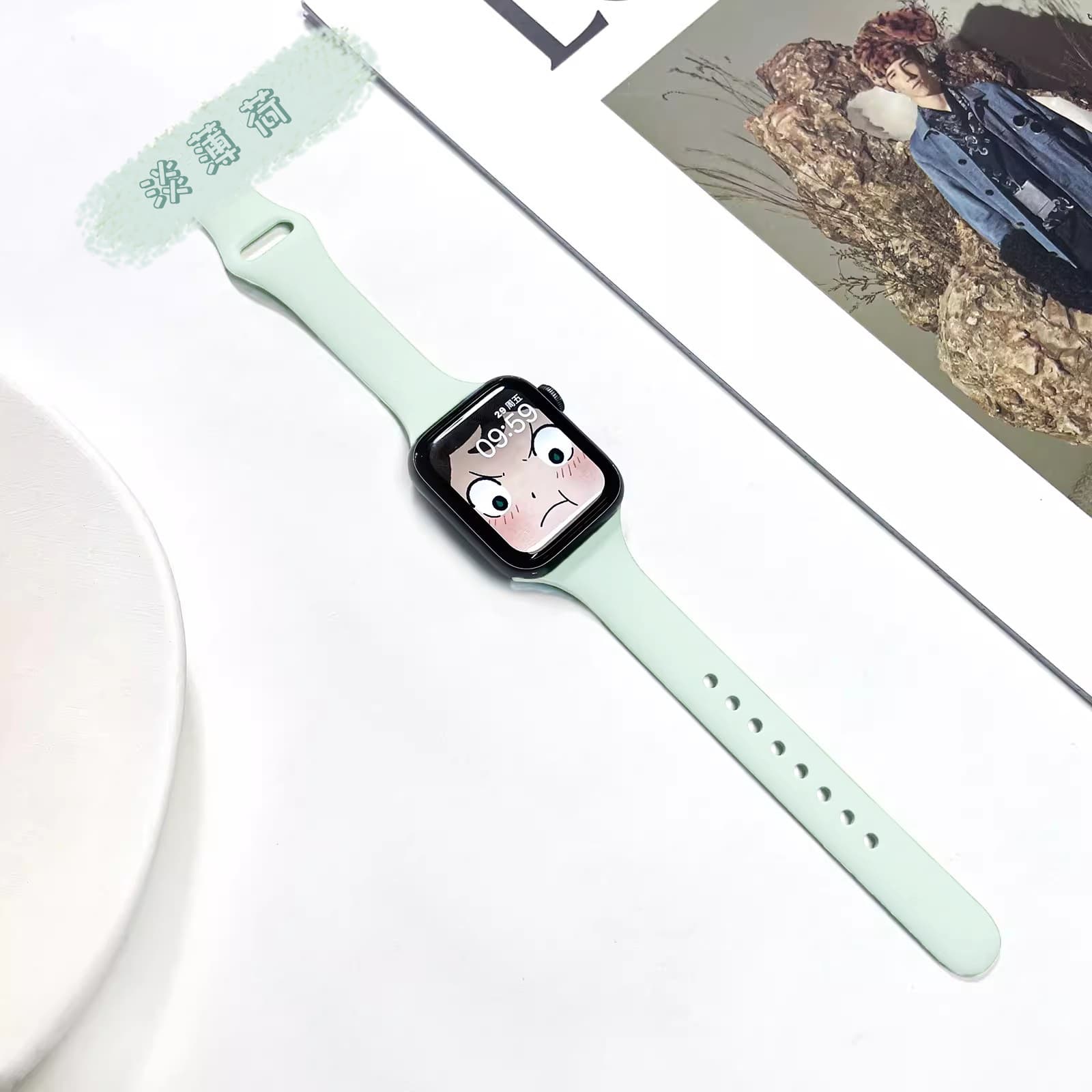 アップルウォッチバンド アップルウォッチバンド やわらか質感シンプルバンド