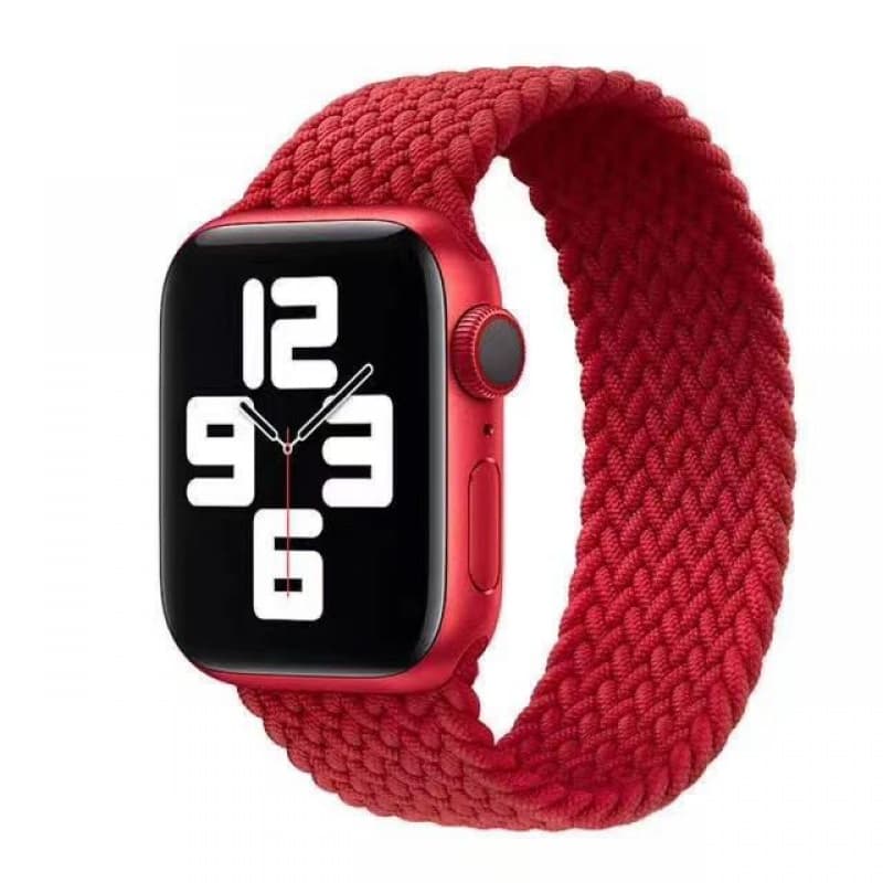 アップルウォッチバンド 編み込みストレッチナイロンバンド
