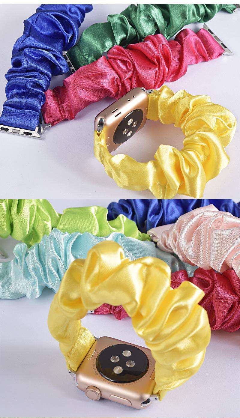 アップルウォッチバンド シャーリングシルクスマートウォッチバンド