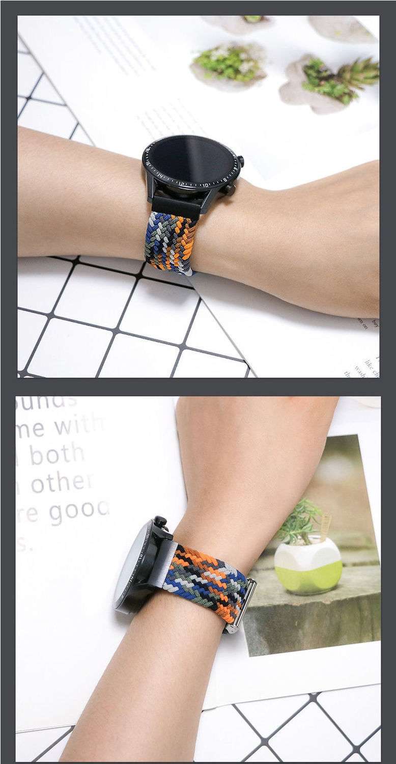 アップルウォッチバンド 編み込みデザインナイロンバンド