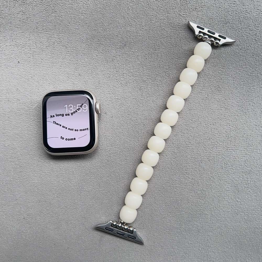 アップルウォッチバンド 天然石パールビーズ