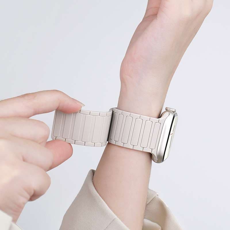 アップルウォッチバンド エレガントメタルリンクバンド