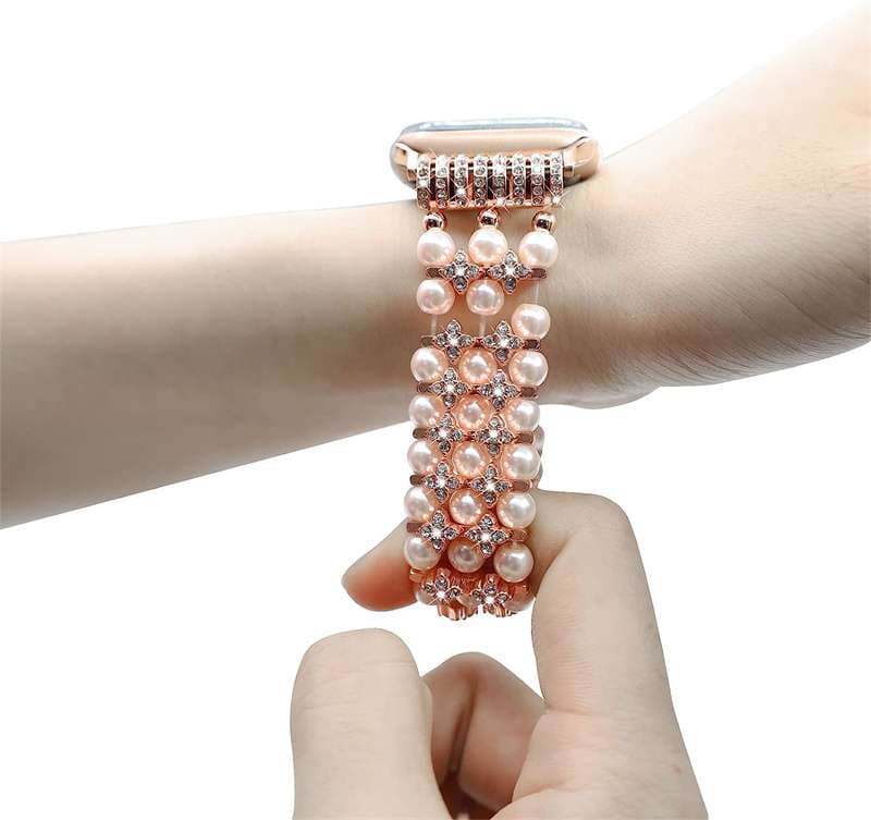 アップルウォッチバンド パールラグジュアリー