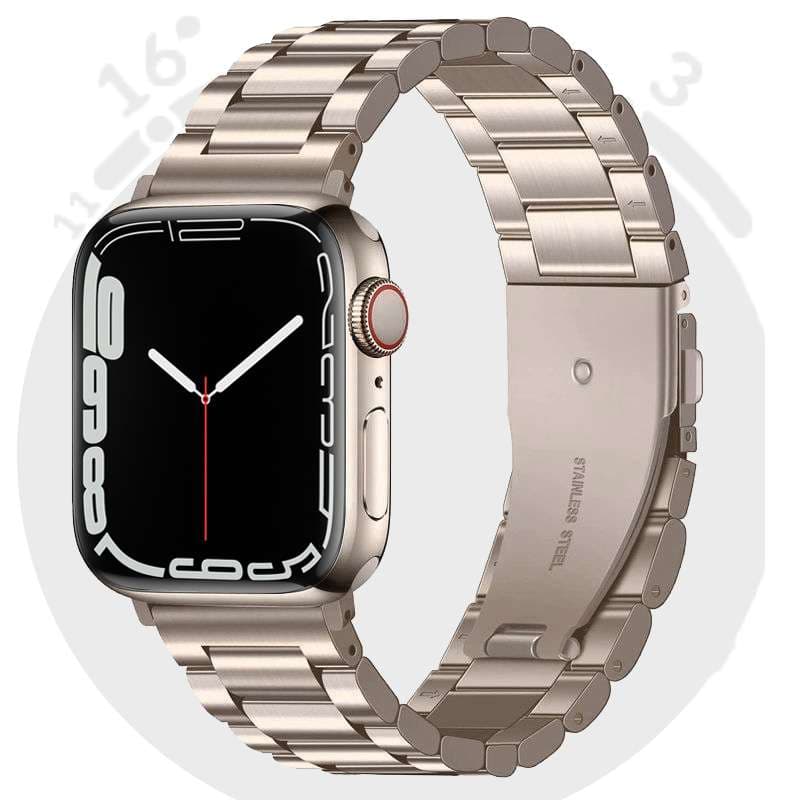 アップルウォッチバンド 高級ステンレス製スマートウォッチバンド