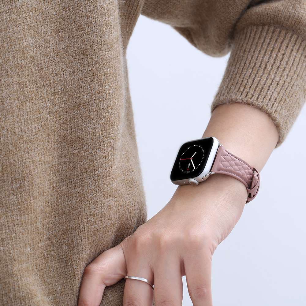 アップルウォッチバンド キルティングレザー